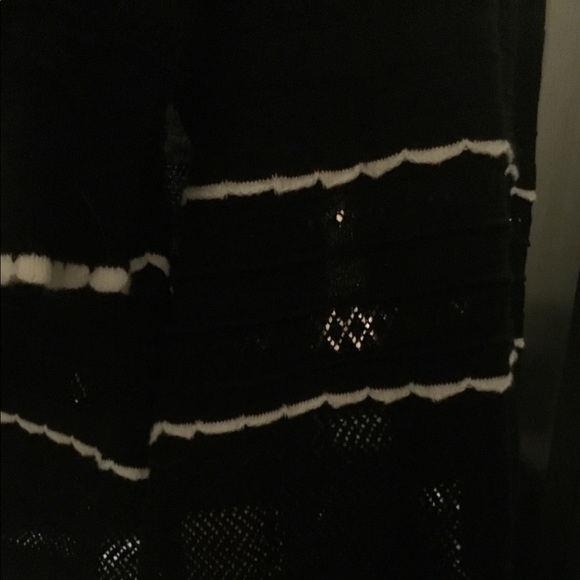 Knit cardigan with lace embroidery - Picture 2 of 4